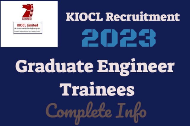 KIOCL recruitment 2023